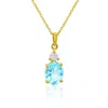 Gem Bazaar Jewellery Women's Blue Maid In Heaven Pendant In Blue