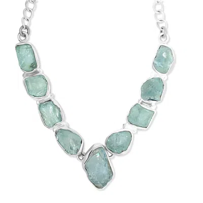 Gem Bazaar Jewellery Women's Blue / Silver Celestine Necklace In Multi
