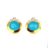 Gem Bazaar Jewellery Women's Blue / White / Gold Aztec Blue In Multi
