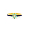 Gem Bazaar Jewellery Women's Blue / White / Gold Fleury Navy Ring