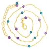 Gem Bazaar Jewellery Women's Blue / Yellow / Gold Sapphire Bay Chain