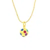 Gem Bazaar Jewellery Women's Gold Party Time Pendant In Gold