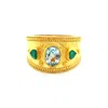 Gem Bazaar Jewellery Women's Gold The Coronation Ring In Gold