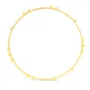 Gem Bazaar Jewellery Women's Gold / White Hoop Hoop Hooray Bracelet