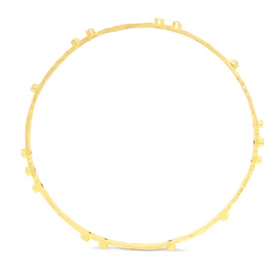 Gem Bazaar Jewellery Women's Gold / White Hoop Hoop Hooray Bracelet