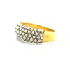 Gem Bazaar Jewellery Women's Gold / White The Zhivago Ring In Multi