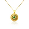 Gem Bazaar Jewellery Women's Green Emerald Birthstone Mythology Pendant In Green