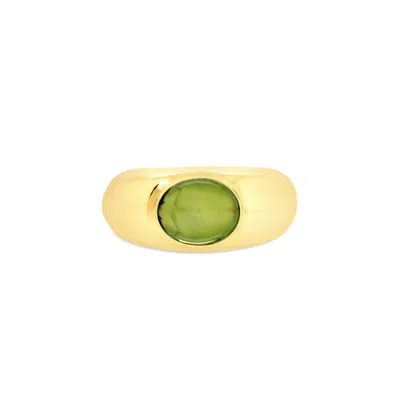 Gem Bazaar Jewellery Women's Green / Gold Tish Peridot In Multi