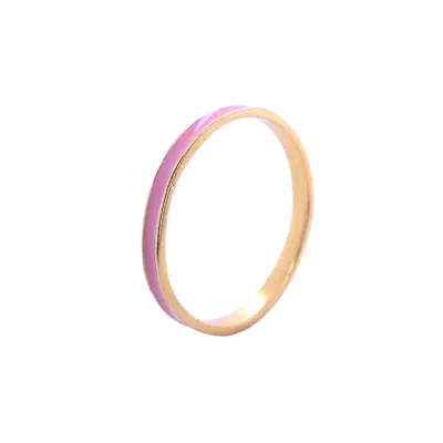 Gem Bazaar Jewellery Women's Orange / Gold Frutti Pink Ring