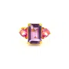 Gem Bazaar Jewellery Women's Pink / Purple / Gold The Royal Ring