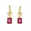 Gem Bazaar Jewellery Women's Pink / Purple / White Pink Topaz Drops