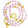 Gem Bazaar Jewellery Women's White / Pink / Gold Pink Sands Necklace In Multi