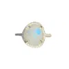 Gem Bazaar Jewellery Women's White / Silver Rainbow Shimmer In Multi