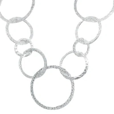 Gem Bazaar Loop Chain Necklace In Metallic