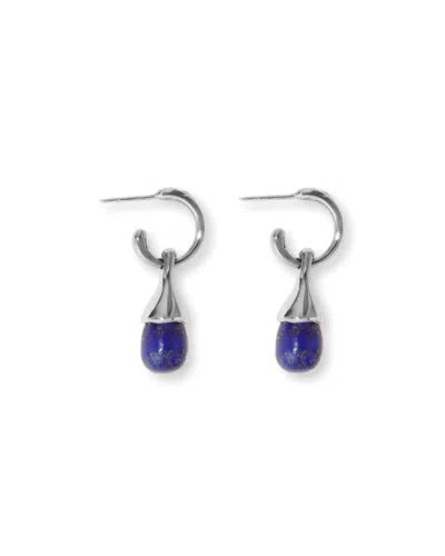 Gem Island Women's Blue / Silver Silver Rugia Lapis Earrings