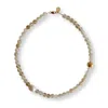 Gem Island Women's Gold / Yellow / Orange Mira Necklace