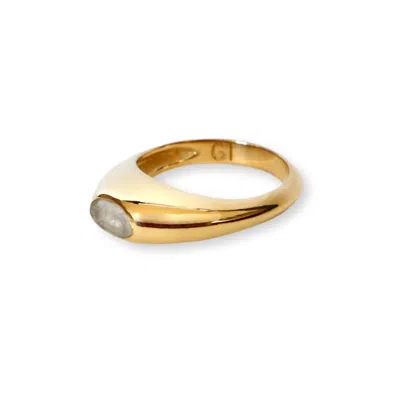 Gem Island Women's Neutrals / Gold Romé Ring