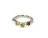 Gem Island Women's Silver Aura Ring