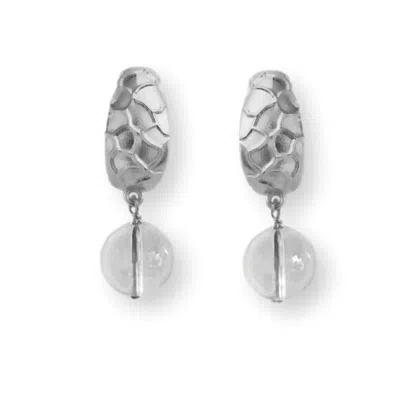 Gem Island Women's Silver Roca Earrings
