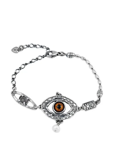 Gem Kingdom Eye Love You 手链 In Silver