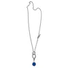 Gem Kingdom Men's Blue / Silver Rebel Rebel - Sterling Silver Necklace With Lapis