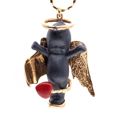 Gem Kingdom Women's Black / Red / Gold Happy Baby - Lucy In The Sky In Multi