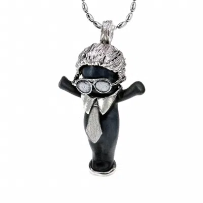 Gem Kingdom Women's Black / Silver Happy Baby Little Karl Silver Black In Multi