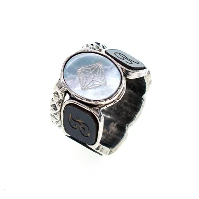Gem Kingdom Women's "fame & Fortune" Duo Sterling Silver Rings