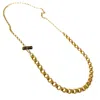 Gem Kingdom Women's Gold Plated Basic Chain Necklace Special Closure 70 Cm In Gold