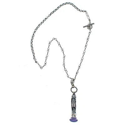 Gem Kingdom Women's Silver Theresa Necklace