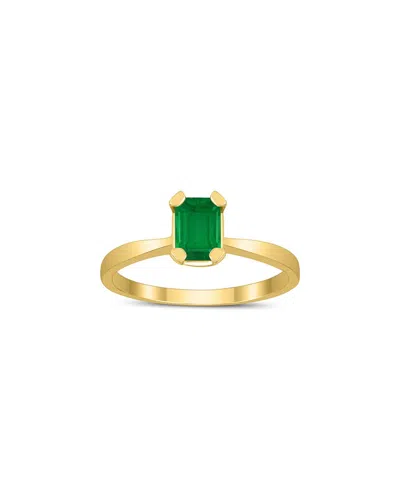 Gem Spark 14k 0.45 Ct. Tw. Emerald Ring
