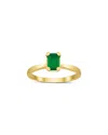 Gem Spark 14k 0.45 Ct. Tw. Emerald Ring