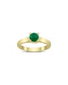 Gem Spark 14k 0.45 Ct. Tw. Emerald Ring