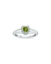Gem Spark 14k 0.51 Ct. Tw. Diamond & Peridot Ring