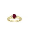 Gem Spark 14k 0.63 Ct. Tw. Diamond & Ruby Ring