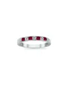 Gem Spark 14k 0.66 Ct. Tw. Diamond & Ruby Ring