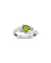 Gem Spark 14k 0.78 Ct. Tw. Diamond & Peridot Ring