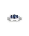 Gem Spark 14k 0.82 Ct. Tw. Diamond & Sapphire Ring