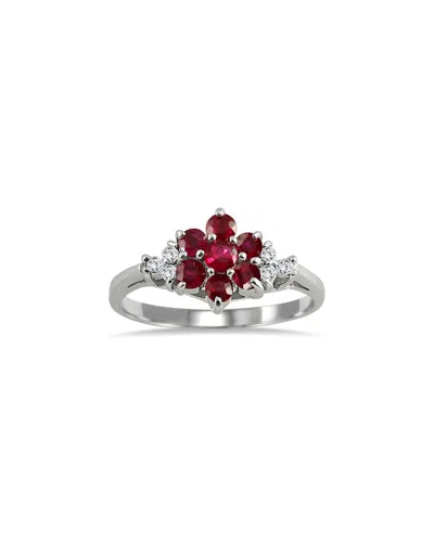 Gem Spark 14k 0.86 Ct. Tw. Diamond & Ruby Ring