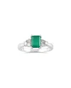 Gem Spark 14k 1.15 Ct. Tw. Diamond & Emerald Ring
