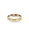 Gem Spark 14k 1.18 Ct. Tw. Diamond & Ruby Ring