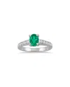 Gem Spark 14k 1.19 Ct. Tw. Diamond & Emerald Ring