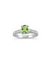 Gem Spark 14k 1.19 Ct. Tw. Diamond & Peridot Ring