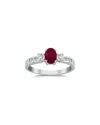 Gem Spark 14k 1.19 Ct. Tw. Diamond & Ruby Ring
