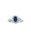 Gem Spark 14k 1.41 Ct. Tw. Diamond & Sapphire Ring