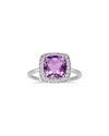 Gem Spark 14k 1.53 Ct. Tw. Diamond & Amethyst Ring