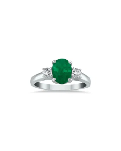 GEM SPARK GEM SPARK 14K 1.58 CT. TW. DIAMOND & EMERALD RING