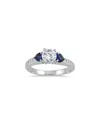 Gem Spark 14k 2.26 Ct. Tw. Diamond & Sapphire Ring