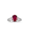 Gem Spark 14k 2.50 Ct. Tw. Diamond & Ruby Ring