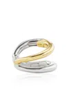 Gemella Jewels 18k Yellow And White Gold Ear Cuff In Gold